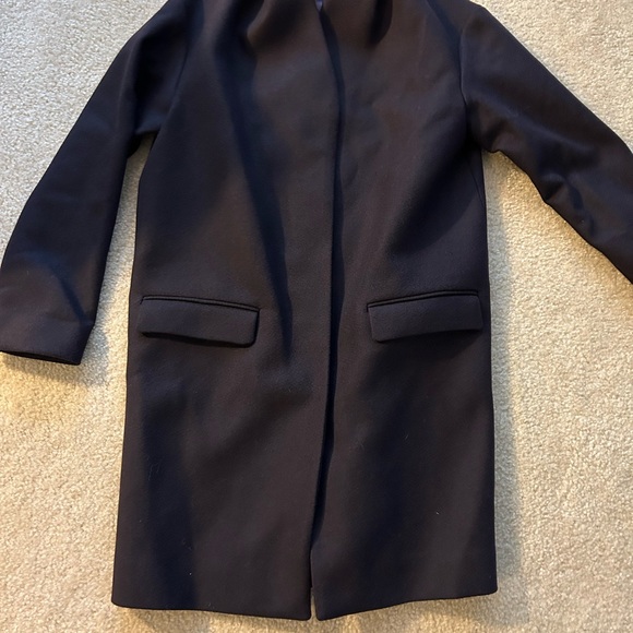 COS Jackets & Coats Wool Blend Coat By Cos In Deep Eggplant Poshmark